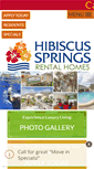Mobile Screenshot of hibiscusspringsrentals.com